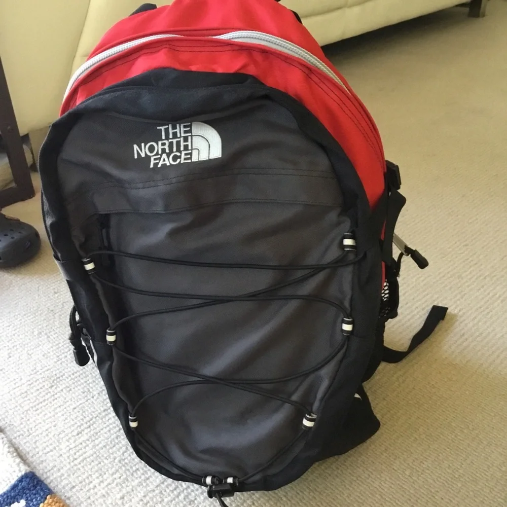 The North Face Red and Black Men's Daypack Backpack